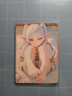 Frieren Custom Glow In The Dark Waifu Card Feet Fan Art 4 - Image 1