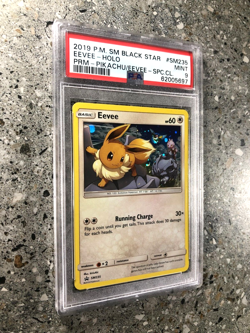 Pokemon TCG Cards Eevee SM235 Black Star Promo Holo PSA 9 MINT - Image 3