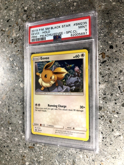 Pokemon TCG Cards Eevee SM235 Black Star Promo Holo PSA 9 MINT - Image 4