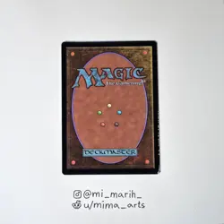 Krenko, Mob Boss - Hand Painted Altered MtG Card - The Godfather - mi_marih - Image 2
