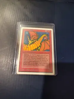 Shivan Dragon Unlimited Edition Magic the Gathering Card - Image 1