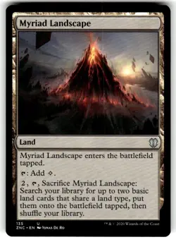 Myriad Landscape Commander: Zendikar Rising Regular MTG - Image 1