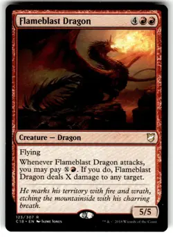 Flameblast Dragon Commander 2018 Regular MTG - Image 1