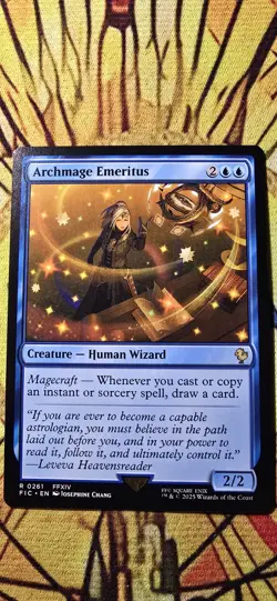 Archmage Emeritus Commander: Final Fantasy Regular Creature Rare MTG NM - Image 1