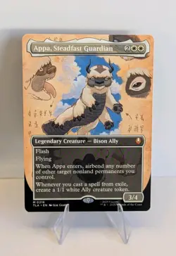 Appa, Steadfast Guardian Borderless TLA 0316 MTG Mythic NM - Image 1