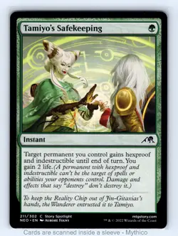 MTG Tamiyo's Safekeeping Kamigawa: Neon Dynasty - NM - Image 1