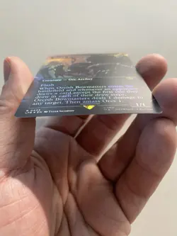 Orcish Bowmasters (0433) *FOIL* BORDERLESS Lord Of Rings MTG LOTR NM/MT Cmb Ship - Image 3