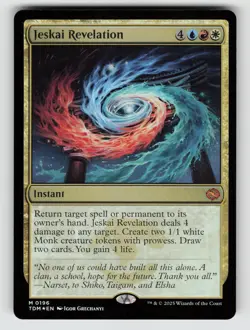 Jeskai Revelation*Foil* TDM 196 NM - Image 1