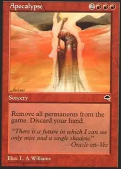 [1x] Apocalypse Slight Play, English Tempest MTG Magic - Image 1