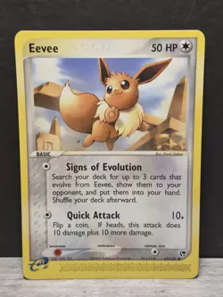Eevee Common Sandstorm 63/100 Pokemon Card TCG WOTC NM - Image 1