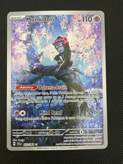 Munkidori 072/064 Pokemon Shrouded Fable Illustration Rare NM - Image 1