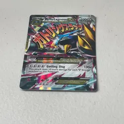 M Metagross EX Promo (Shiny) Pokemon XY35 XY Holo Good Condition - Image 5