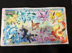 Pokemon Eevee, Umbreon, Espeon, Flareon, Glaceon Standard TCG Playmat 2021 - Image 1