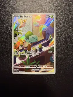 Bulbasaur 143/142 Sv07: Stellar Crown Holo Illustration Rare Pokemon TCG - Image 1