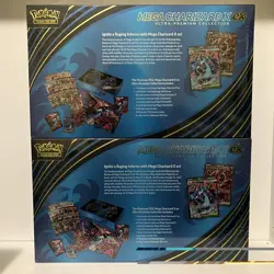 Pokemon Mega Charizard X ex Ultra-Premium Collection Box Lot of 2 Factory Sealed - Image 2
