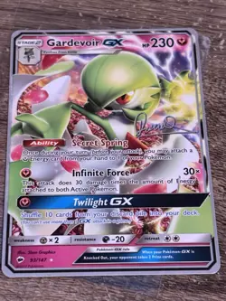 Pokemon TCG Gardevoir GX #93/147 Burning Shadows Ultra Rare - Image 2