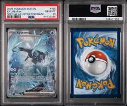 2025 POKEMON BLK EN-BLACK BOLT SPECIAL ILLUSTRATION RARE #165 KYUREM EX PSA 10 - Image 3
