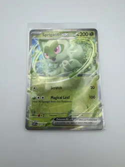 Pokemon Sprigatito EX SVP 087 Black Star Promo Ultra Rare Factory Sealed - Image 1