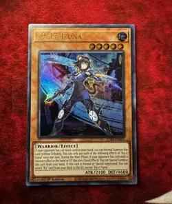 Yugioh! K9-17 Izuna- Ultra Rare - JUSH-EN031- NM - Image 1