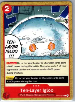 Ten-Layer Igloo OP10-018 English Royal Blood Release Event - One Piece - NM - Image 1