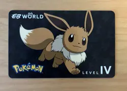 Eevee - Level 4 EB Games World Membership Card - Limited Edition Pokemon Day Aus - Image 1