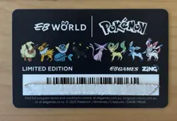 Eevee - Level 4 EB Games World Membership Card - Limited Edition Pokemon Day Aus - Image 2