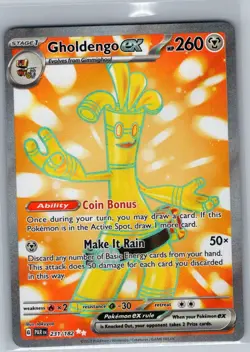 Gholdengo ex 231/182 SV04: Paradox Rift - Pokemon Card - NM - Image 1