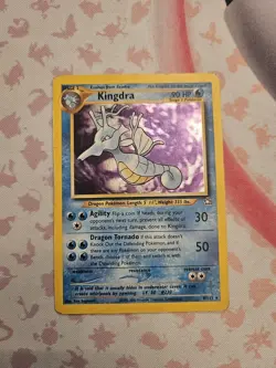 Pokemon Kingdra Unlimited Holo Rare TCG Card Neo Genesis 8/111 - Image 1