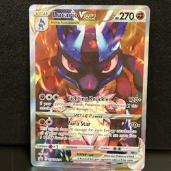 Pokemon TCG Lucario VSTAR SWSH291 Sword & Shield Crown Zenith Sealed Promo Card - Image 1