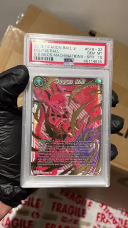 Beerus ball bt8-022 spr psa 10 Dragon Ball super card malicious machinations dbs - Image 2