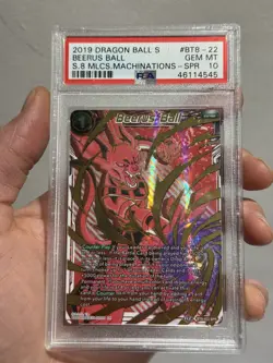 Beerus ball bt8-022 spr psa 10 Dragon Ball super card malicious machinations dbs - Image 4