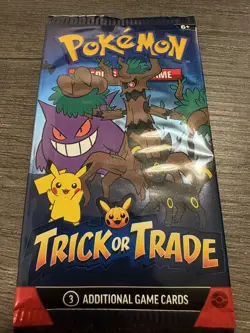10 Packs Pokemon TCG Trick or Trade Booster Packs 2024 Halloween Card Lot Bundle - Image 2