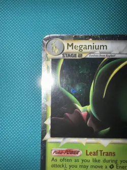 Pokemon TCG Meganium Prime HeartGold SoulSilver Holo Card 109/123 - Image 2