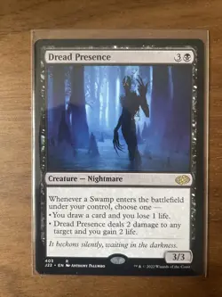 Dread Presence ~ Jumpstart 2022 [ NearMint ] [ Magic MTG ] - Image 1
