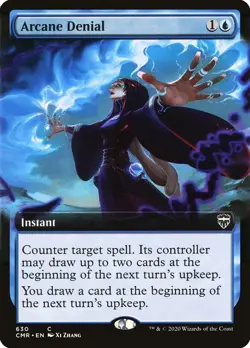 Arcane Denial (Extended Art) - Foil LP MTG Commander Legends - Image 1