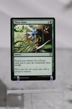 Three Visits - #209 NM Commander: Outlaws of Thunder Junction (OTC) - Magic MTG - Image 1