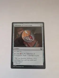 Talisman of Conviction Modern Horizons 3 MTG NM Regular - Image 1