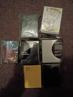 Lot Of Sleeves For Pokemon Magic Or Sports Etc - Image 1