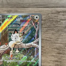 Pokemon Meowth 106/094 Me02: Phantasmal Flames Illustration Rare Holo TCG - Image 4