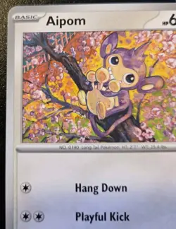 Aipom 137/167 Common Scarlet & Violet: Twilight Masquerade Pokemon TCG - Image 2