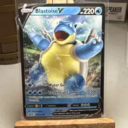 Pokemon TCG Blastoise V SWSH101 Sword & Shield Promo Cards Holo Rare Near Mint - Image 1