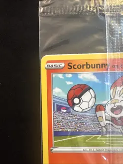 Pokemon TCG Scorbunny On the Ball Promo Card 004/005 Futsal - SEALED - Image 3