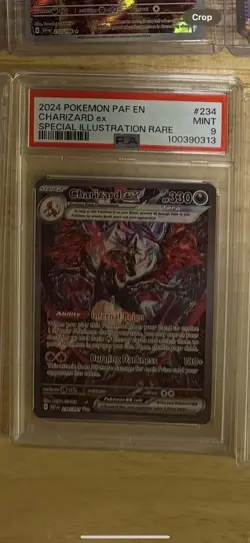 Pokemon TCG Charizard EX Paldean Fates Holo - PSA 9 - Image 1