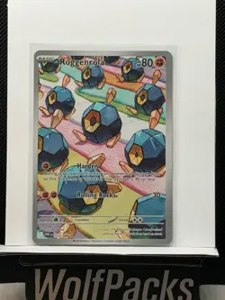 2025 Pokemon Sv: White Flare - Roggenrola 127/086 Illustration Rare Holo - Image 1