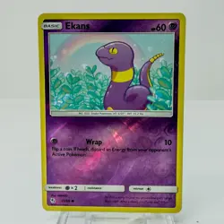 Ekans Hidden Fates 25/68 Reverse Holo Regular Common Pokemon TCG - Image 1