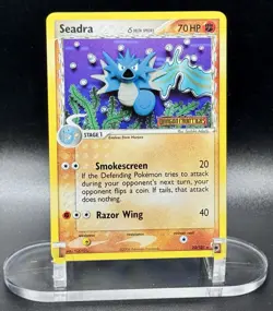 Seadra Delta Species 22/101 Stamped Pokemon EX Dragon Frontiers Reverse Holo LP - Image 2