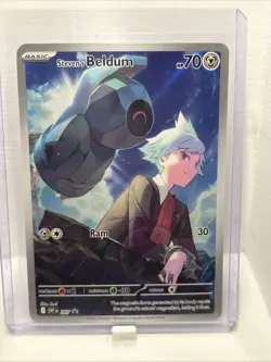 Steven’s Beldum Scarlet & Violet Promo 207 Illustration Pokemon TCG - Image 1