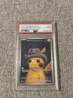 Pokemon - Van Gogh Pikachu with Grey Felt Hat 085 PSA 6 - Graded With PSA - Image 1