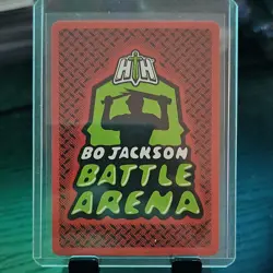 Bo Jackson Battle Arena PB Buckets First Edition Glow Rookie Inspired Card 135 - Image 2
