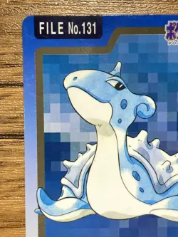 Pokemon Carddass Card Lapras File No.131 Bandai Pocket Monsters 1997 - Image 3